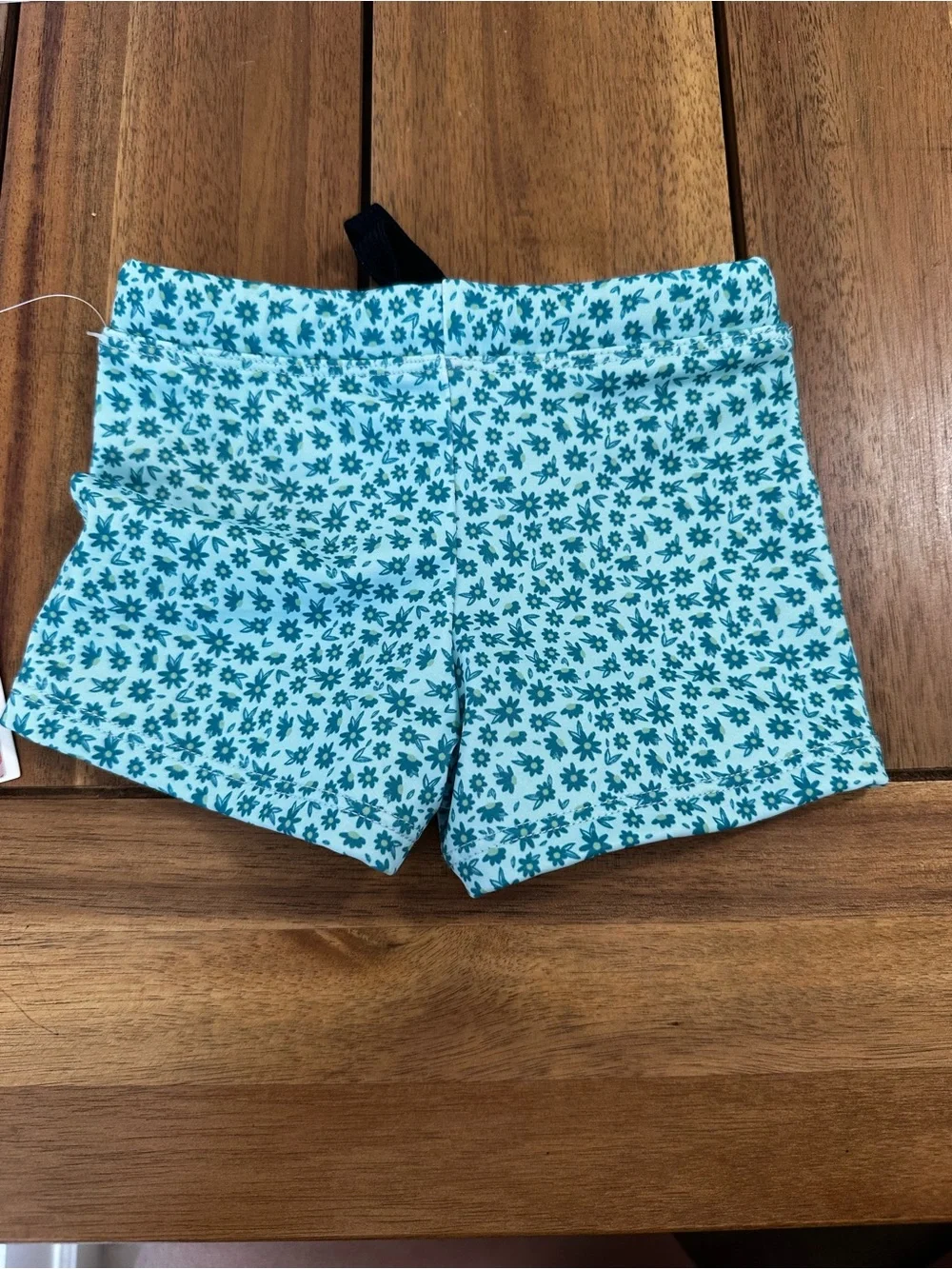 Kortni Jeane Aqua Floral Baby Euro Swim shorts size 6m